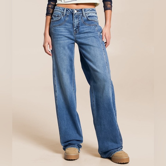 Vervet Denim - Vervet Kris Baggy Wide Leg Jean Size 23